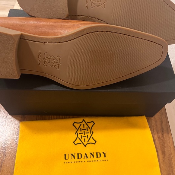 BNWB Undandy custom bamboo finish shoes - Picture 3 of 6